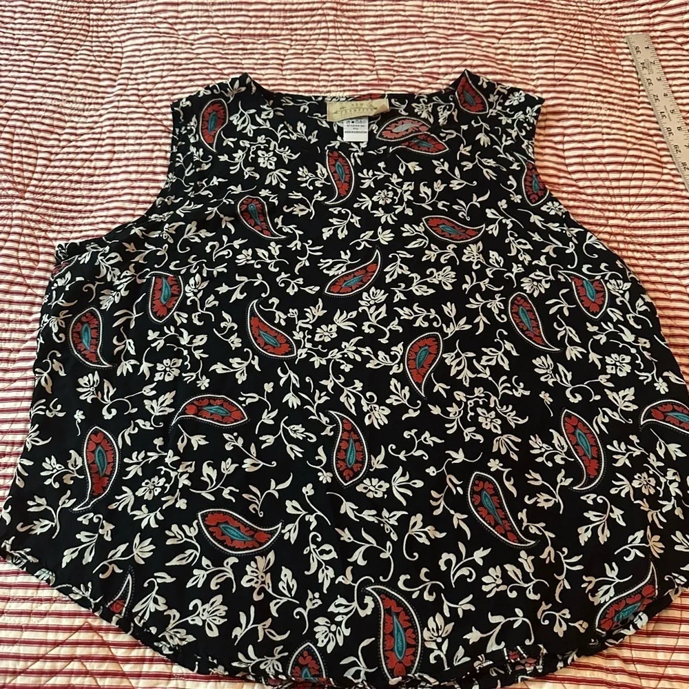 New Frontier Black and Pink Maxi Skirt and Top